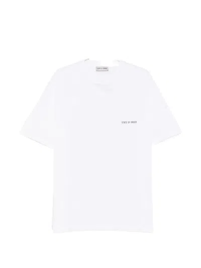 State Of Order Graphic-print T-shirt In White