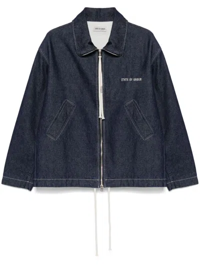 State Of Order Huracan State Jacket In Blue