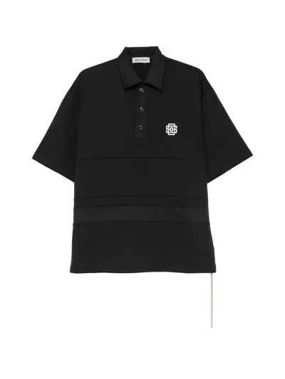 State Of Order Logo-embroidered Polo Shirt In Black