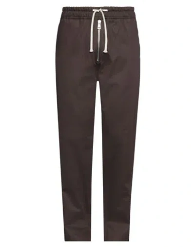 State Of Order Man Pants Dark Brown Size 36 Cotton