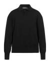 State Of Order Man Sweater Black Size M Merino Wool In Black