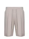State Of Order Bermuda Shorts Made Of A Viscose Blend In Neutral