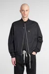 State Of Order Logo-patch Bomber Jacket In Black
