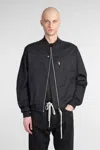 State Of Order Logo-patch Bomber Jacket In Black