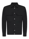 State Of Order Button Flap-pocket Shirt In Black