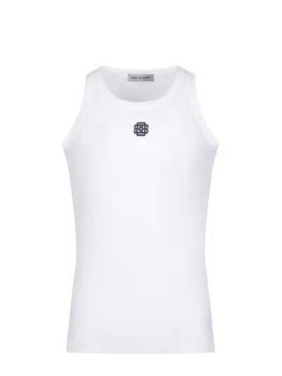 State Of Order Tank Top In White