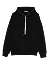 State Of Order Zip Hooded Hoodie In Black