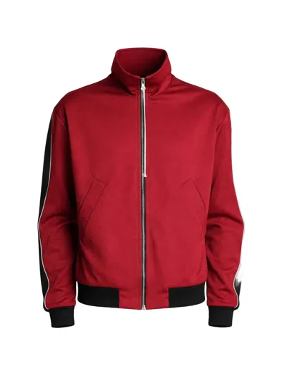State Of Order Zip-up Bomber Jacket In Red