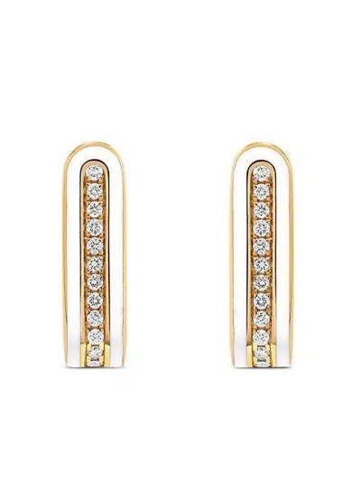 State Property 18k Yellow Gold Diamond Earrings
