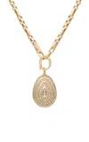 State Property Cosmic Egg Diamond Orbit Locket Pendant In Gold