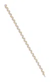 STATE PROPERTY EDESSA 18K YELLOW GOLD DIAMOND TENNIS NECKLACE