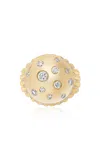 State Property Toadstool Diamond Bombé Ring In Brown