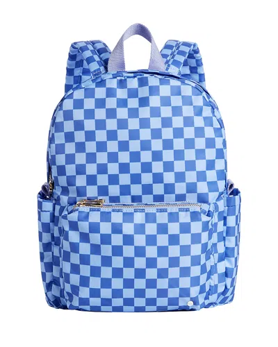 State Unisex Lorimer Kids Checkered Mini Backpack In Lilac