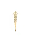 Statement Paris 18k Gold Fiamond Chevron Earring In Gold