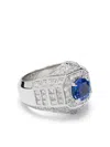 Statement Paris Meaningful Beauties #5 Sterling Silver And Diamond Cocktail Ring In Silver
