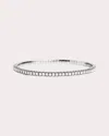 Statement Paris Women's Diamond Anyway Bangle In Silver