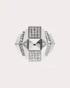 Statement Paris Women's Rockaway Rhodium-plated Sterling Silver Diamond Ring In Silver