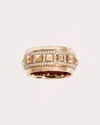 Statement Paris Women's Rockaway 18k Gold Diamond Spinner Ring In Pink