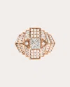 STATEMENT PARIS WOMEN'S DIAMOND PYRAMID MINI ROCKAWAY RING