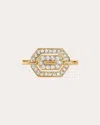 Statement Paris Women's Mini My Way Diamond & 18k Gold Ring In Gold