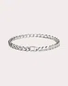 Statement Paris Women's Sterling Silver Unchained Necklace Rhodium-plated Sterling Silver In Silver