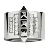Statement Rockaway Pinky Ring 5 Picots In Silver