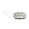Statement Rockaway Spinner Ring In Silver