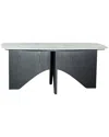Statements By J Finneas Rectangular Dining Table In Gray