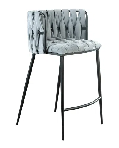 Statements By J Milano Counter Chair In Gray