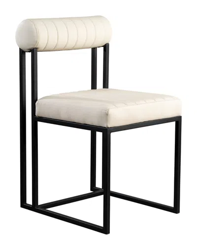 Statements By J Milo Faux Leather Dining Chair In White
