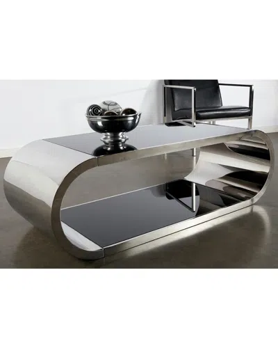 Statements By J Pia Chrome Coffee Table In Silver