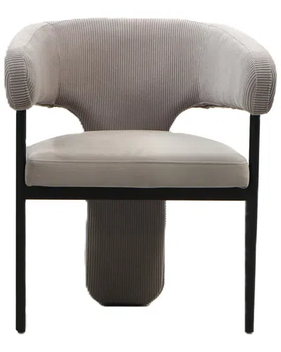 Statements By J Sabrina Dining Armchair In Gray