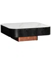 Statements By J Styles Oversized Square Coffee Table In Black