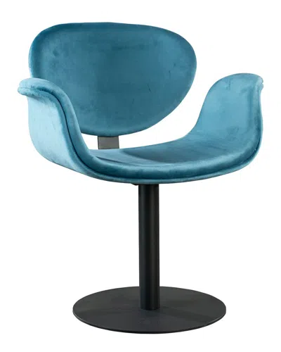 Statements By J Tulip Swivel Chair In Blue