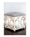 Statements By J Tyra Mirrored Ottoman/storage Box