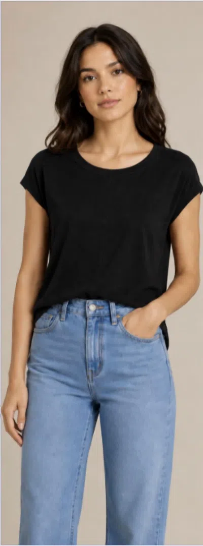 Stateside 2x2 Chevron Dolman Top In Black