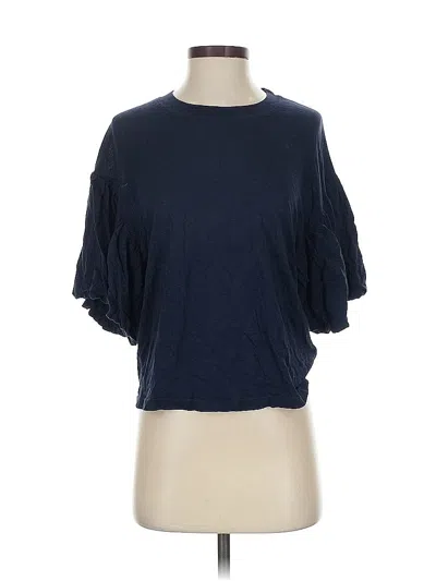 Pre-owned Stateside 3/4 Sleeve T-shirt In Blue