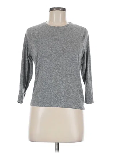 Pre-owned Stateside 3/4 Sleeve T-shirt In Gray
