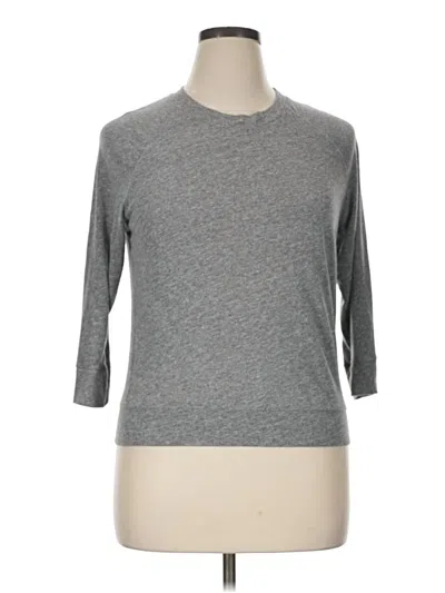 Pre-owned Stateside 3/4 Sleeve T-shirt In Gray
