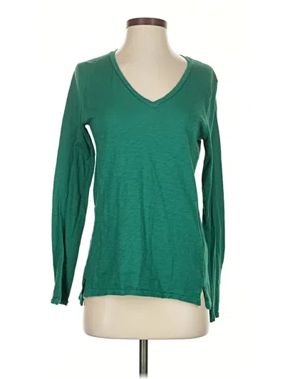 Pre-owned Stateside 3/4 Sleeve T-shirt In Green