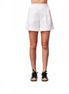 Stateside Cava Twill Trouser Short In White In White