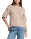 Stateside Cotton Linen-blend Sweater In Beige