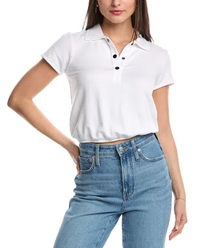 Stateside Cropped Top In White