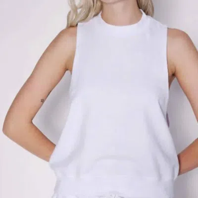 Stateside Terry Cloth Pull-on Short In White