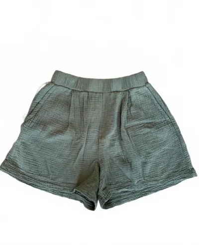Stateside Gauze Short In Fern In Green