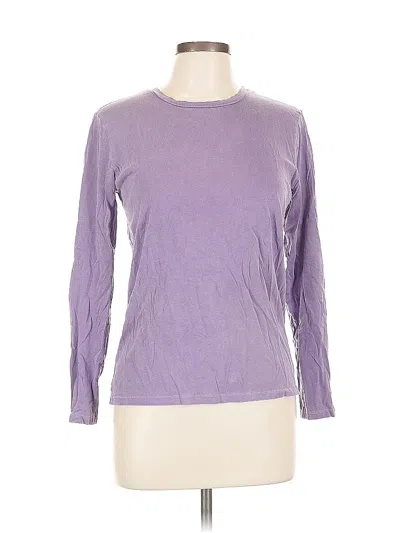 Pre-owned Stateside Long Sleeve T-shirt In Purple