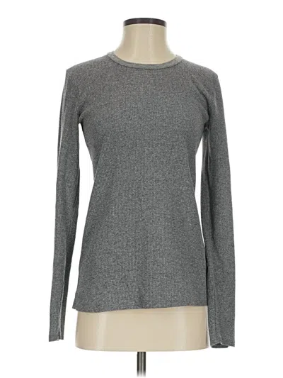 Pre-owned Stateside Long Sleeve T-shirt In Gray