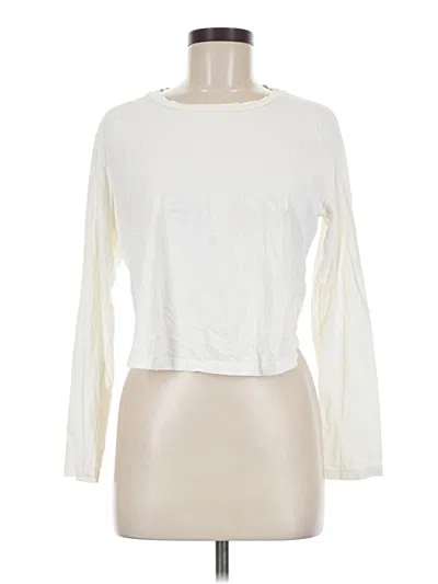 Pre-owned Stateside Long Sleeve T-shirt In Ivory
