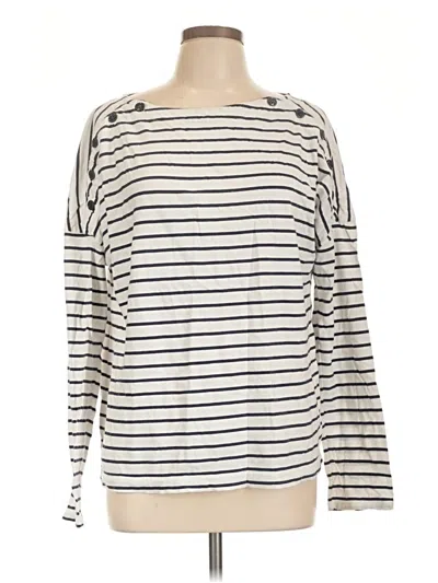 Pre-owned Stateside Long Sleeve T-shirt In Ivory
