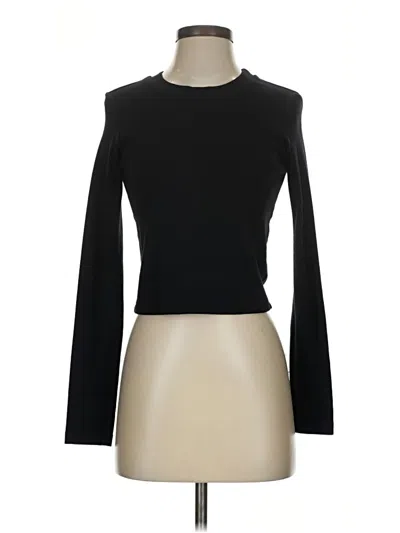 Pre-owned Stateside Long Sleeve Turtleneck In Black
